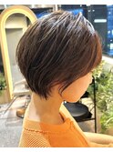 くびれショート/ショートボブ/ひし形/小顔ショート