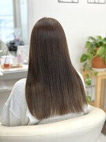 シャルムパリス(charme paris)&nbsp;オリーブベージュ　髪質改善　カラー