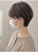小顔見え耳掛けショート