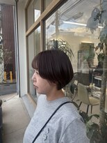 ミリ 奈良店(mm) ショートカット髪質改善ラベンダーカラー学割