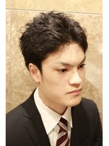 バルビエ グラン 銀座(barbier GRAND) くせ毛を生かしたビジネスショートスタイル