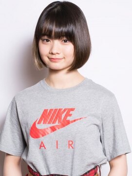 クアトログランシュ 水戸店(QUATRO×GranCieux) ツヤ感デザインショートボブ