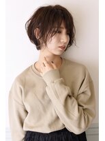 リノ ヘアー デザイン 河原町三条(Lino Hair Design)&nbsp;【Lino Hair Design】自然なハネ感ショートボブ【河原町三条】