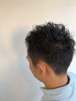 ヘアメイク オブジェ(hair make objet) ビジネスショート くせ毛風パーマ