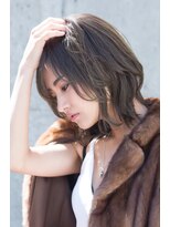 オースティン 錦糸町(AUSTIN)&nbsp;AUSTIN☆外ハネボブアッシュブラウンネオウルフツイストパーマ
