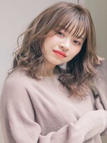 透明感カラー　フォギーベージュ