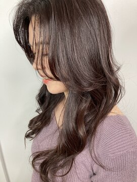 ベルフェミンキルン(Belle femin kilun) 韓国風くびれヘア × dark plum