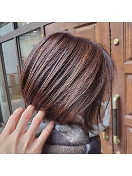 美容室ポール 西葛西店(PAUL) 西葛西 小顔 ハイライトカラー オリーブカラー 西葛西美容室