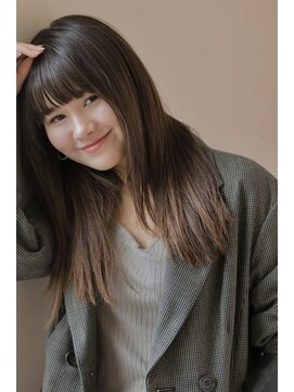 オレンジクラッカー(Orange Cracker) ★切りっぱなし大人ストレートロング★