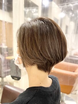 アンプリュス リアン(1+ Unplus lien) ハイライトグレージュアッシュカラー大人ボブ/亀戸駅