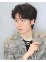 ノイセル(Noisyle)&nbsp;ナチュラルセンターパート韓国黒髪モテるシークレットパーマ流行