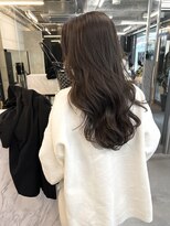 アリュウル 表参道 青山(Allure) 大人韓国ヘアくびれデジタルパーマ グレージュ。千葉