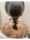 ヘアアレンジ 結婚式ヘア 福岡 天神 薬院 20代