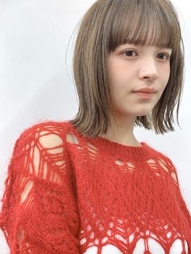 サンドシーン(sand scene) 20代30代40代丸みショートボブマッシュ前下がりレイヤー