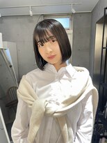 サンド 池袋(sand)&nbsp;前髪/マチルボブ/ピンクベージュ/インナーグレージュ/髪質改善