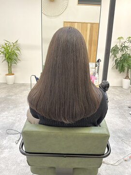 トリニティ 本厚木(trinity) オリーブグレージュ韓国艶髪本厚木