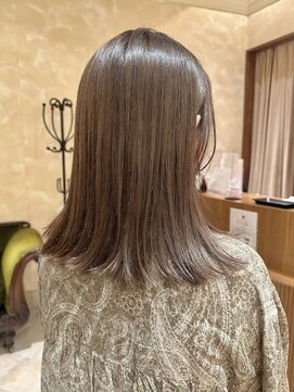 ビュートリアム265(BEAUTRIUM 265) 銀座/ボブ/ロブ/ベージュ/外はね/ブリーチなし/ストレートヘア