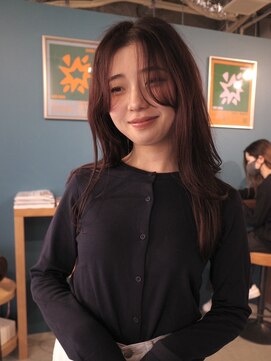 ヨー(Yoh-) 【韓国風小顔ヘア/佐々木慧介】くびれミディアム