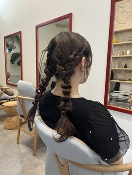 タップ(TAP) ツインアレンジ/ヘアセット/ヘアアレンジ/金沢市美容室