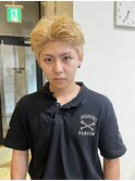 スパイカーショート/抜きっぱなしブロンド/ハイトーン/ブリーチ