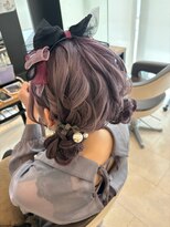 ユニックス アリオ亀有店(UNIX)&nbsp;ヘアセット/セット/ヘアアレンジ/編み込み/発表会/結婚式/2次会
