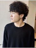 マッシュウルフパーマスパイラルパーマ/大矢
