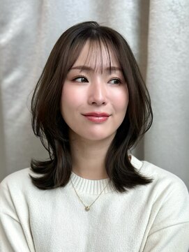 シーテメゾン(Ciete Maison) 【YUUKA】ミディアムレイヤー　くびれヘア　韓国ヘア　名古屋栄