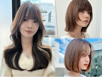 ロンド ボーイ 表参道(Lond BOY)の写真/ばっさりカットなしでガラリと印象を変える前髪&顔周りカット!艶やかくびれヘアで女性らしい表情に[表参道]