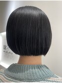 切りっぱなしボブ