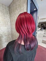 アース 鈴鹿店(HAIR&MAKE EARTH) ビビットレッド×ヴァイオレット
