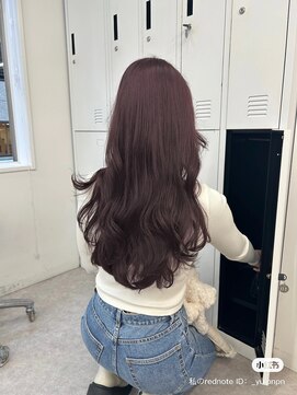 ペレ 渋谷(PELE) ホワイトグレージュ/デジタルパーマ/チェリーブラウン/渋谷