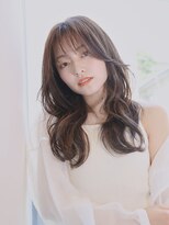 エムスラッシュ 横浜元町店(M.SLASH)&nbsp;シースルーバング/ひし形レイヤー/デジタルパーマ/元町