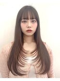 レイヤーカットミディアムレイヤー顔周りレイヤーロングレイヤー