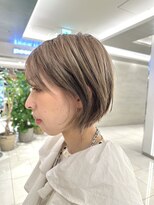 ピークアブー アヴェダ ギンザシックス(PEEK-A-BOO AVEDA GINZASIX) エンドカラー/ハイトーンカラー/ショート//バレイヤージュ