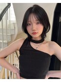 トレンド韓国ボブくびれボブレイヤーボブタッセルボブ表参道渋谷