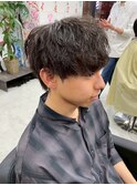 メンズカットパーマ/ニュアンスパーマ/フェザーパーマ[北千住]