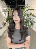 キング 心斎橋店(K!ng)&nbsp;ハイライトカラーミルクティーベージュレイヤーカット