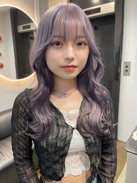 ヴィヴィー 福岡天神店(VIVIE) ラベンダーグレー/レイヤーカット