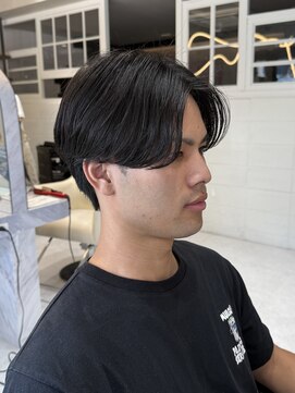 髪屋 紬 メンズ/メンズパーマ/メンズカット/センターパート