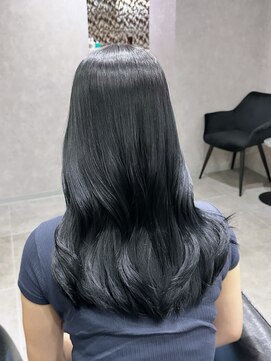 エースヘアー(A.hair) ブルーブラック/レイヤーカット/高濃度水素髪質改善