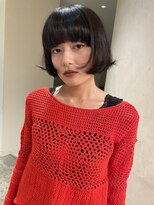 ルノ(RUNO)&nbsp;前下がりショート・ボブ/ミニボブ/前髪あり/20代/結べる/内巻き