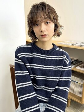 ハイフ(haif) 【haif】パーマボブ レイヤーカット