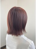 ミディアムレイヤー×カッパーブラウン
