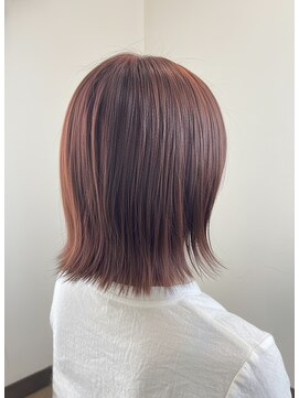 ミディアムレイヤー×カッパーブラウン