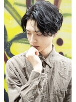 ヴェイン 渋谷(vain)&nbsp;渋谷メンズカットパーマ束感最旬シャドーパーマ清潔感k