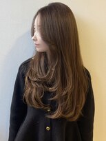 リコ ヘアアンドリラクゼーション 名駅店(LICO HAIR&RELAXATION) 【韓国ヘア】韓国レイヤー チョコレートブラウンカラー 名古屋