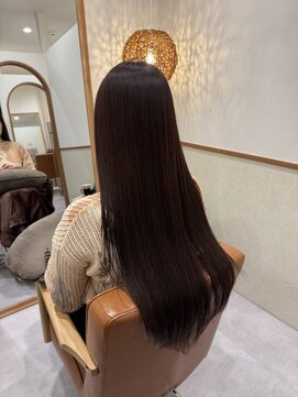 ハル 泉中央(hal) 艶々髪質改善カラー×アンバーベージュ