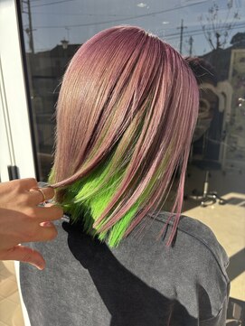 リラシー ヘアーアンドビューティー 龍ケ崎店(RELASY hair&beauty) 【恋柱蜜璃ちゃんカラー】