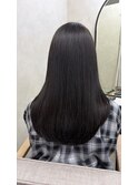 縮毛矯正美髪ストレート