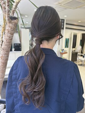 プランタン フォー ヘアー(printemps FOR HAIR) __ヘアセット__ローポニー__ヘアアレンジ__